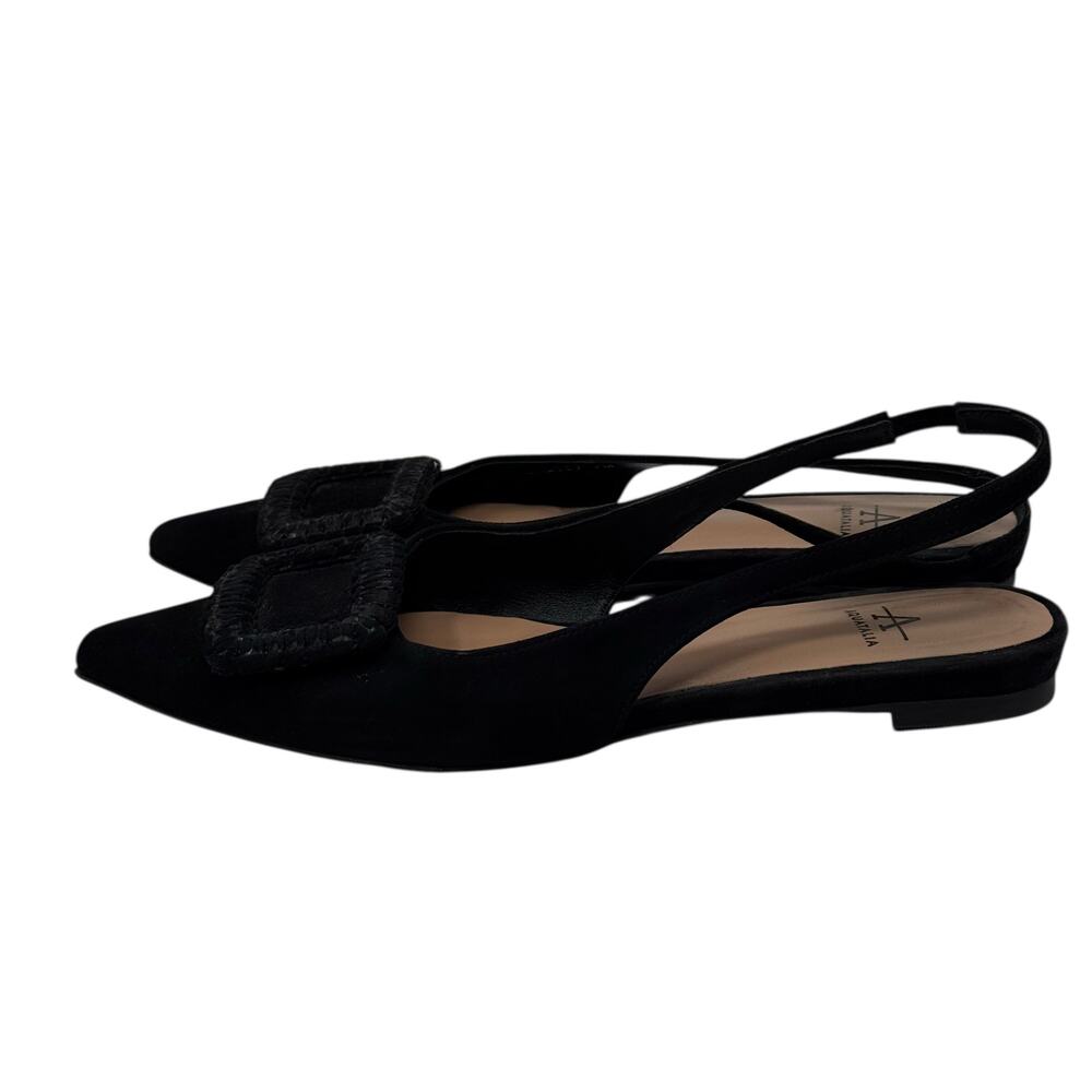 Aquatalia Women's Suede Pointed Toe Buckle Slingback Size 9 - Picture 4 of 9